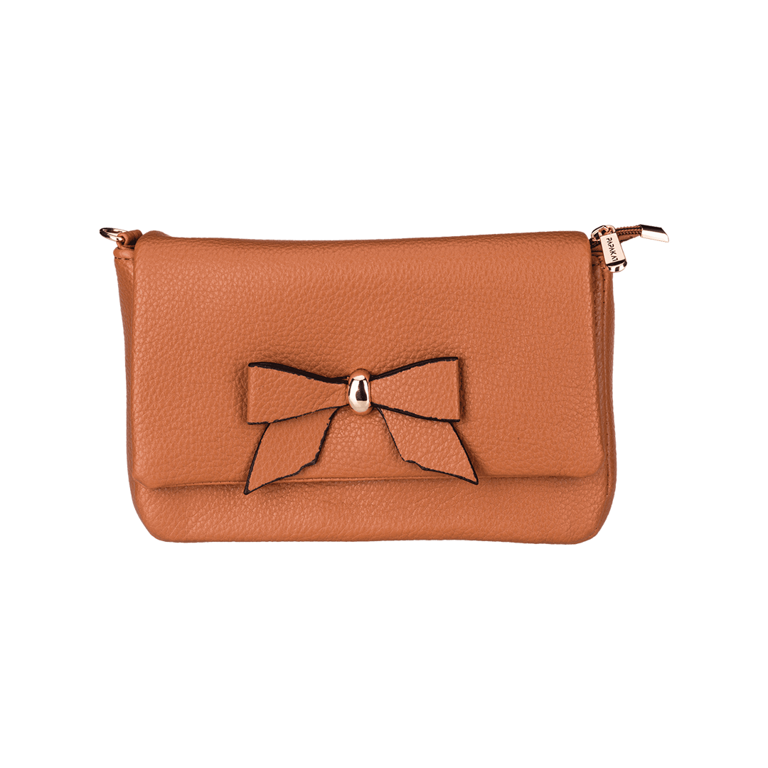 Modern Sling Bag with Bow with Free Coin Pouch