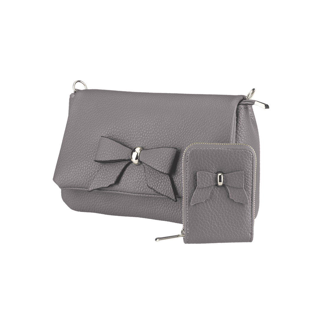 Modern Sling Bag with Bow with Free Coin Pouch